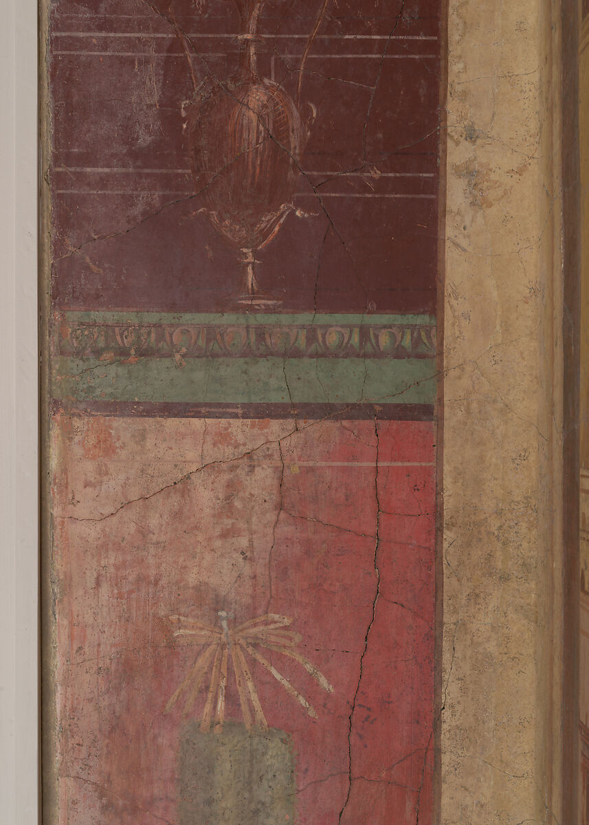 Cubiculum (bedroom) from the Villa of P. Fannius Synistor at Boscoreale, Fresco, Roman