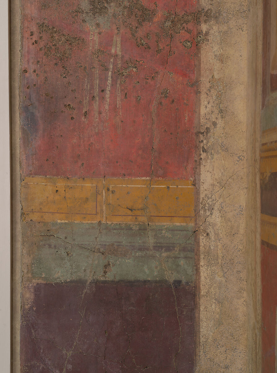 Cubiculum (bedroom) from the Villa of P. Fannius Synistor at Boscoreale, Fresco, Roman
