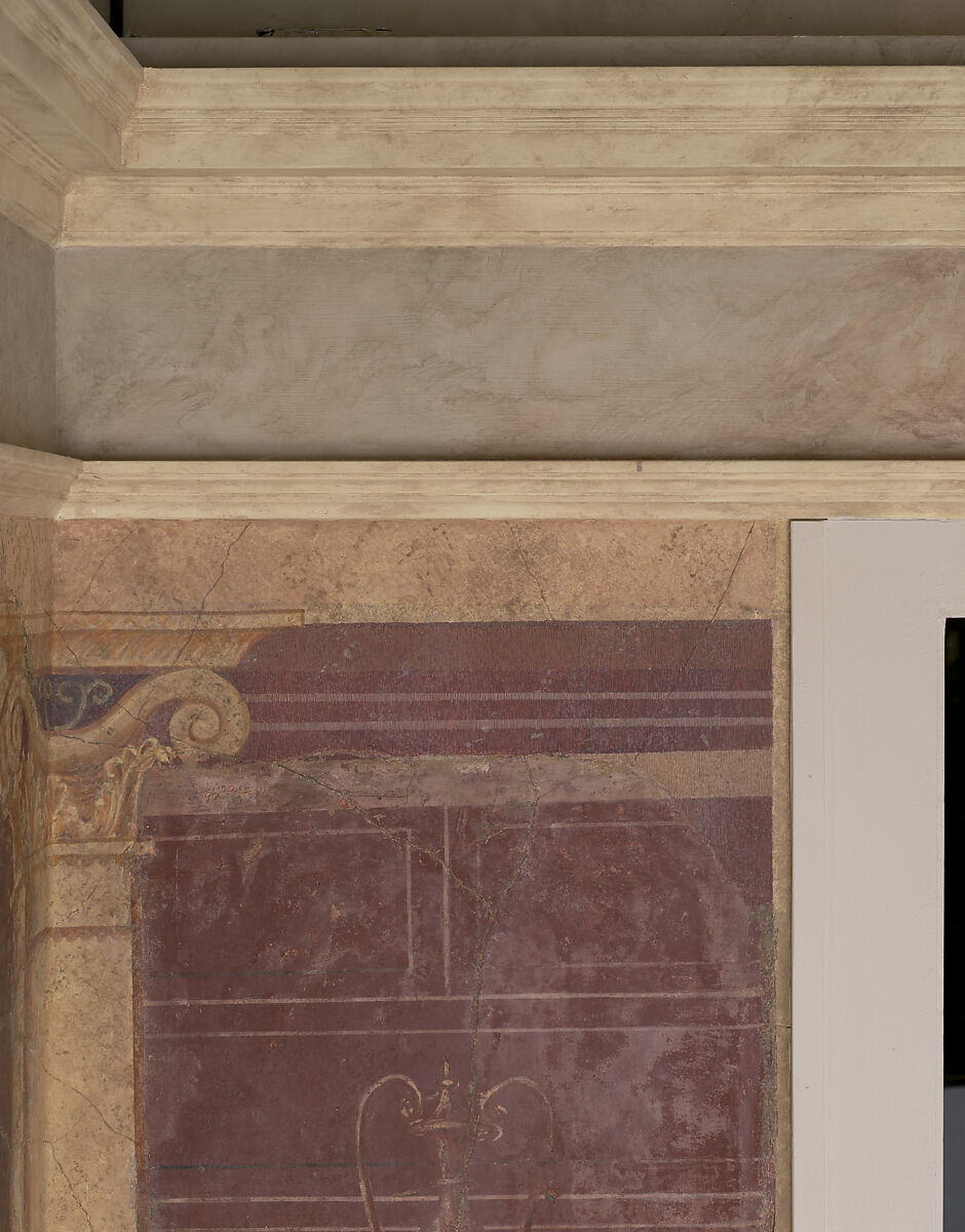 Cubiculum (bedroom) from the Villa of P. Fannius Synistor at Boscoreale, Fresco, Roman