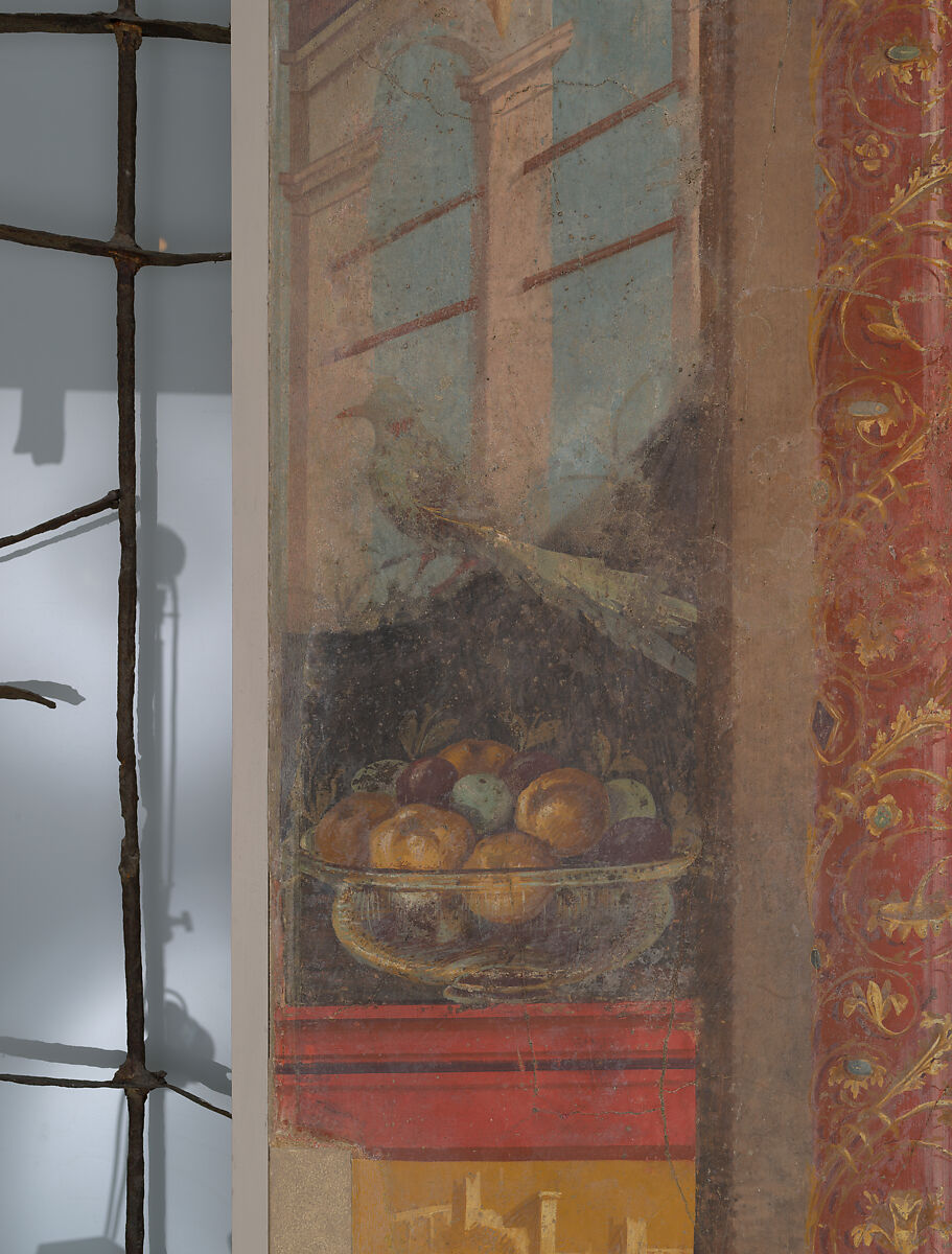 Cubiculum (bedroom) from the Villa of P. Fannius Synistor at Boscoreale, Fresco, Roman