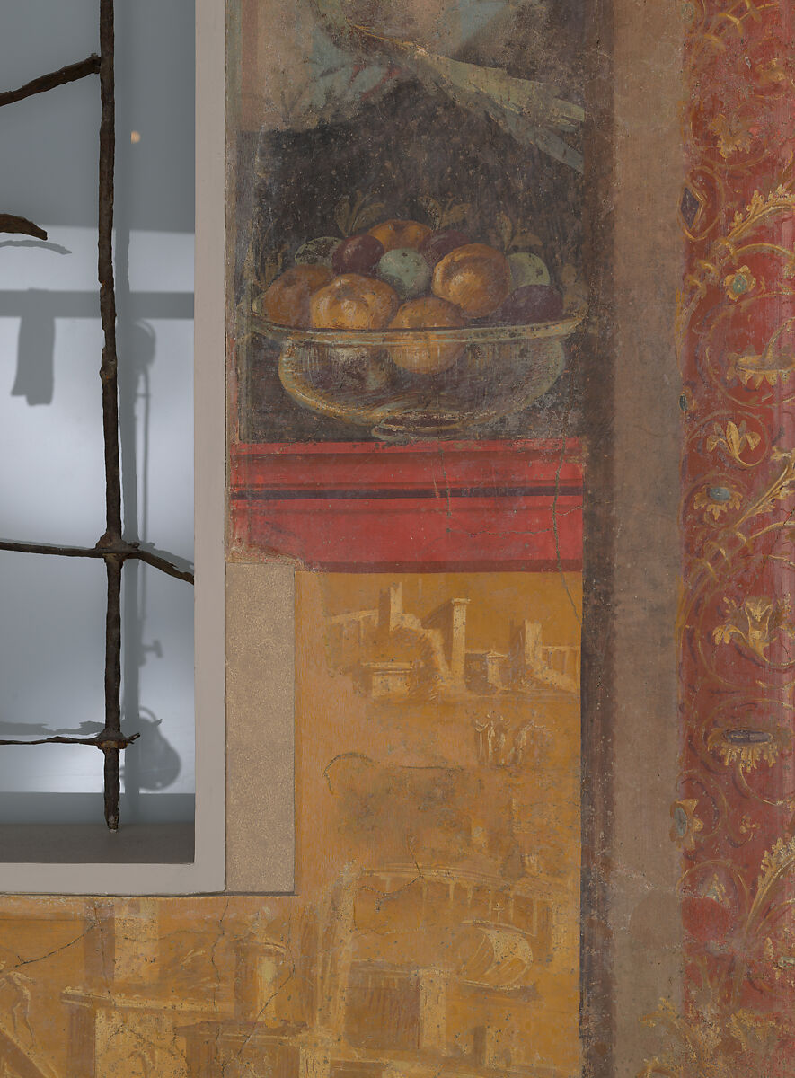 Cubiculum (bedroom) from the Villa of P. Fannius Synistor at Boscoreale, Fresco, Roman