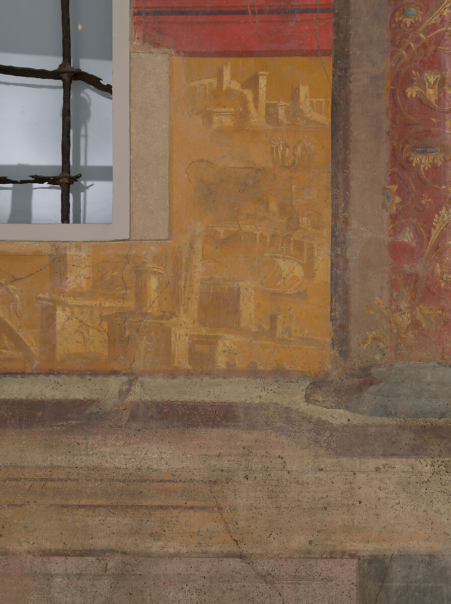 Cubiculum (bedroom) from the Villa of P. Fannius Synistor at Boscoreale, Fresco, Roman