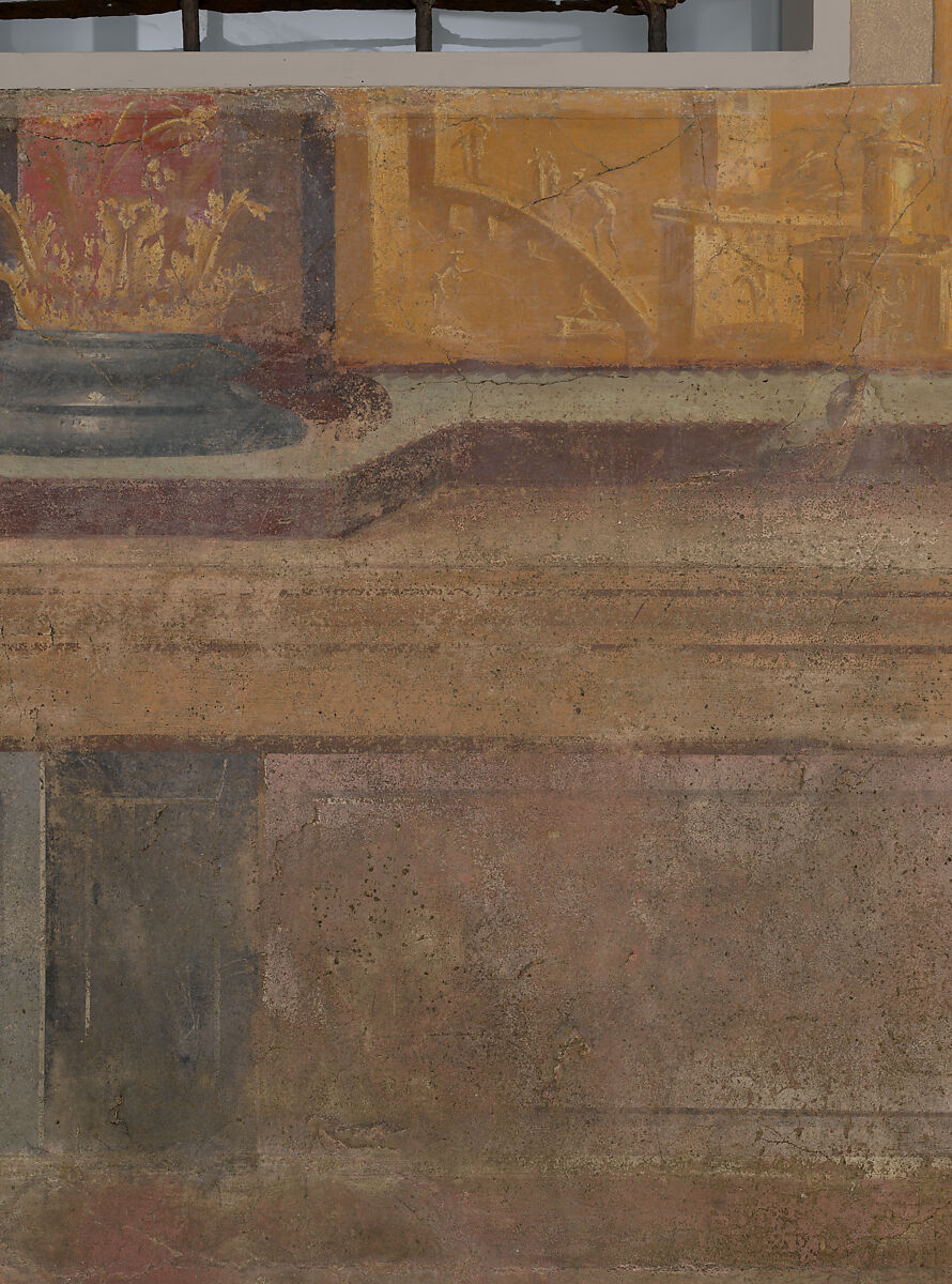 Cubiculum (bedroom) from the Villa of P. Fannius Synistor at Boscoreale, Fresco, Roman