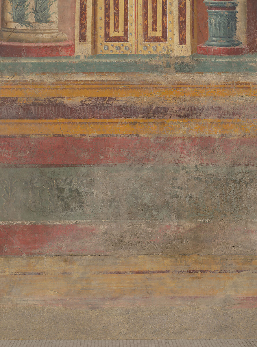 Cubiculum (bedroom) from the Villa of P. Fannius Synistor at Boscoreale, Fresco, Roman