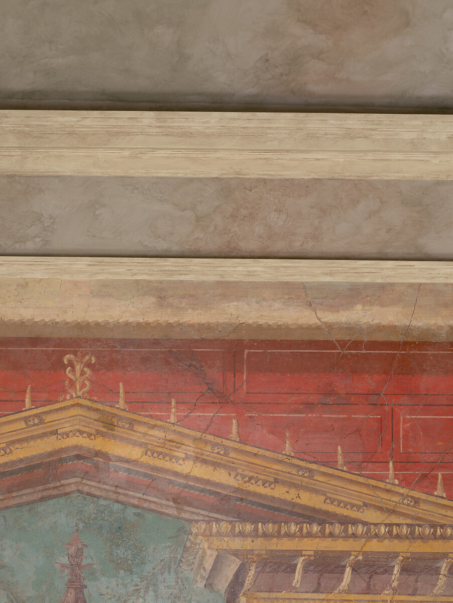 Cubiculum (bedroom) from the Villa of P. Fannius Synistor at Boscoreale, Fresco, Roman