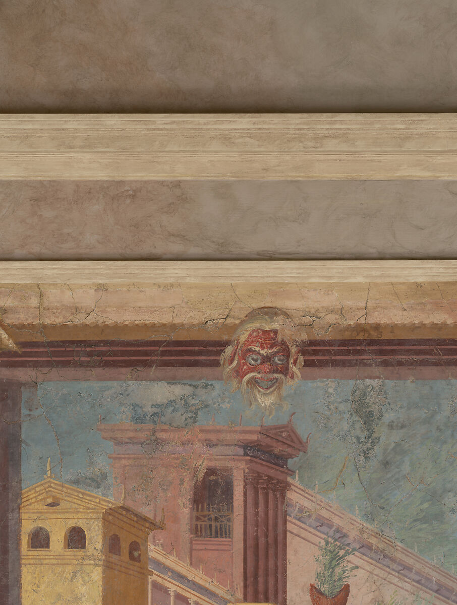 Cubiculum (bedroom) from the Villa of P. Fannius Synistor at Boscoreale, Fresco, Roman