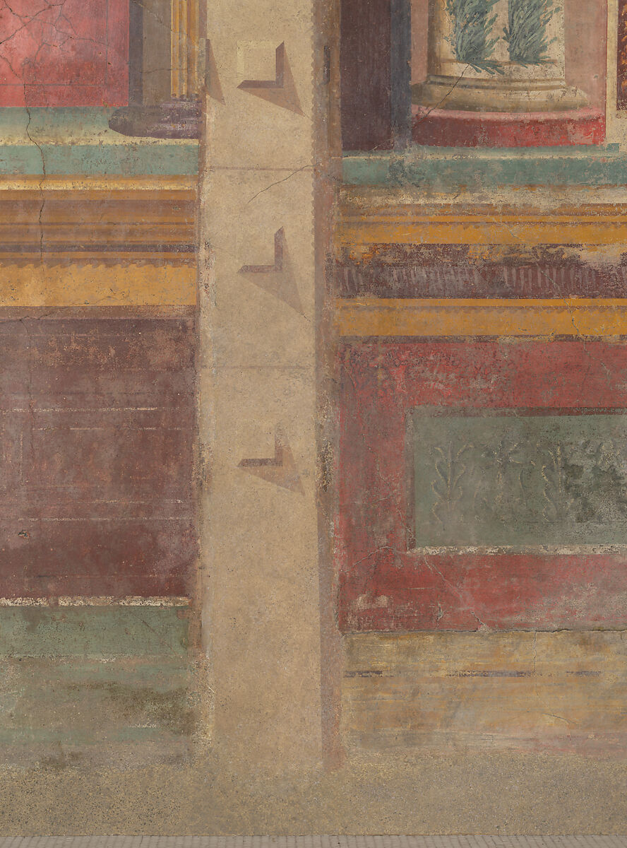 Cubiculum (bedroom) from the Villa of P. Fannius Synistor at Boscoreale, Fresco, Roman