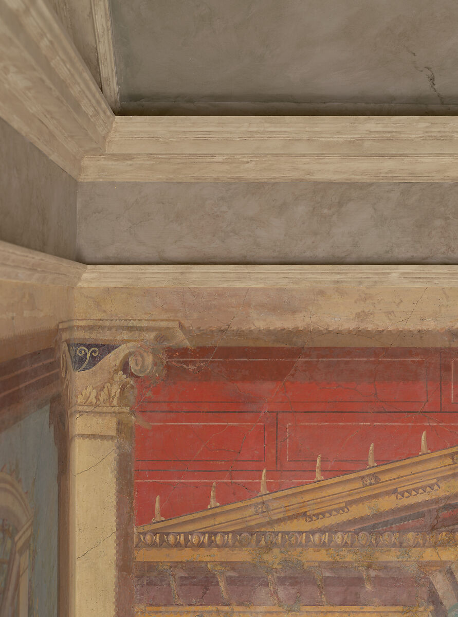 Cubiculum (bedroom) from the Villa of P. Fannius Synistor at Boscoreale, Fresco, Roman