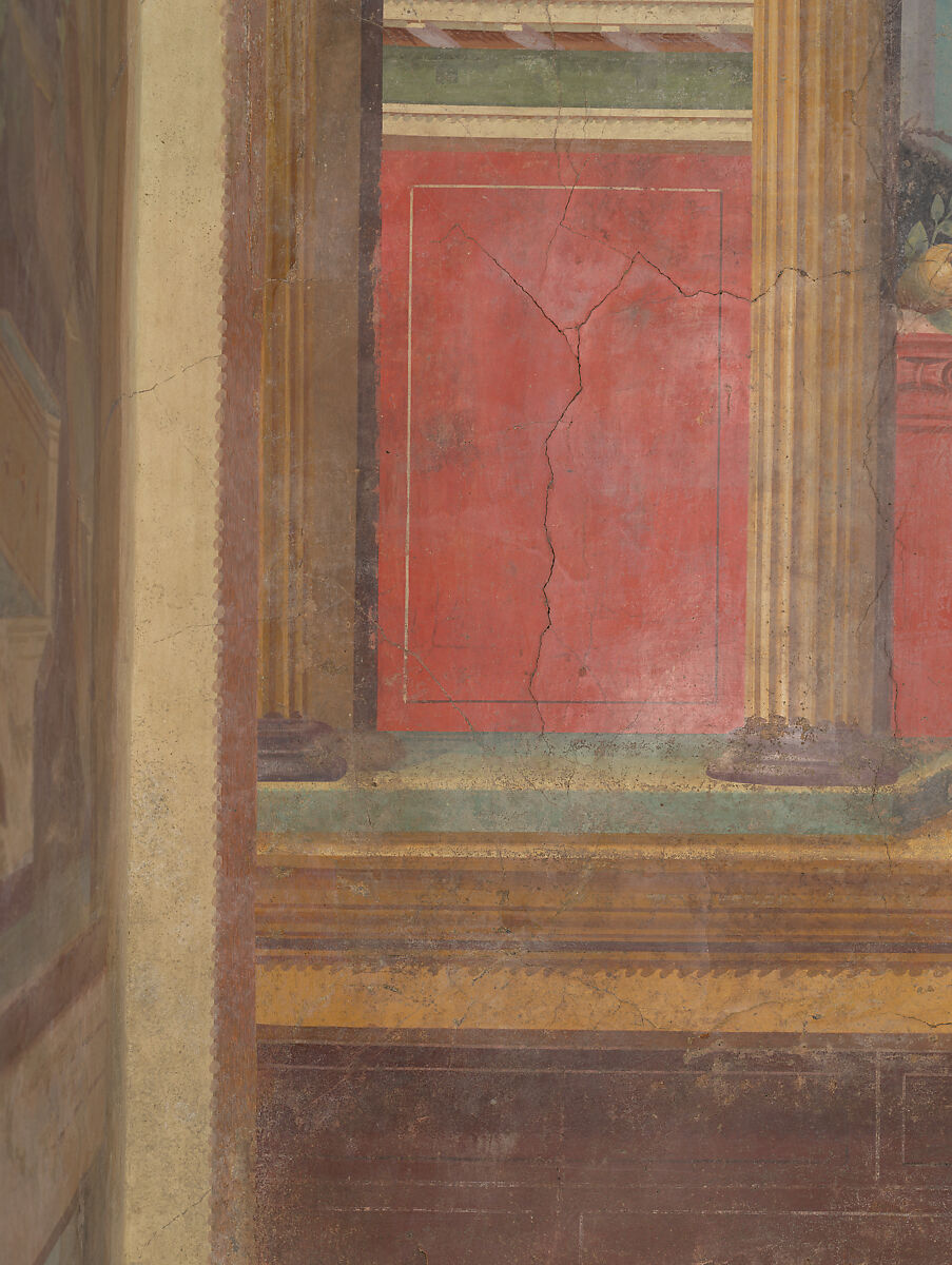 Cubiculum (bedroom) from the Villa of P. Fannius Synistor at Boscoreale, Fresco, Roman