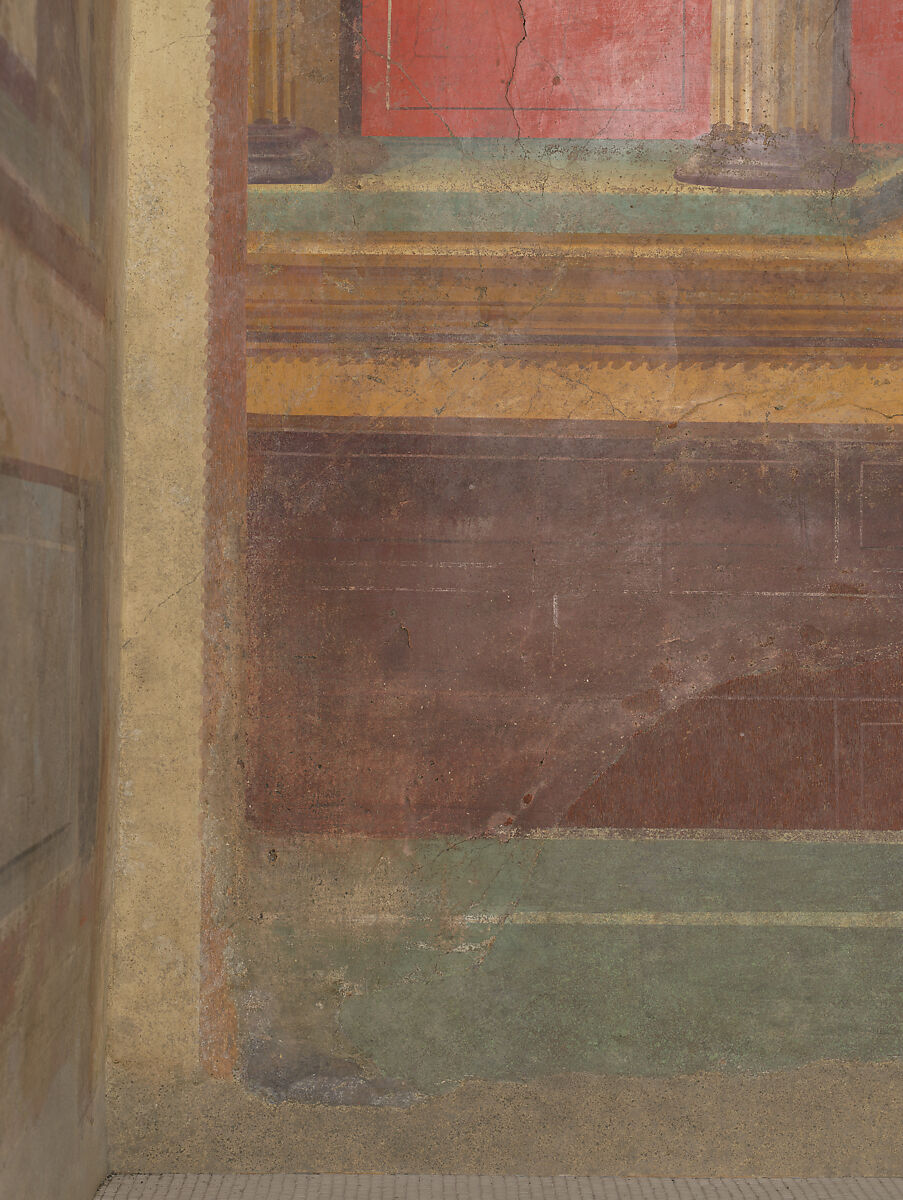 Cubiculum (bedroom) from the Villa of P. Fannius Synistor at Boscoreale, Fresco, Roman
