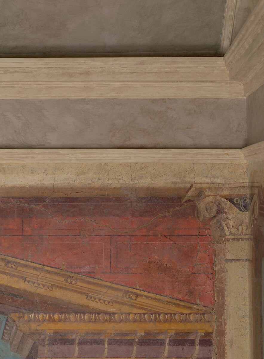 Cubiculum (bedroom) from the Villa of P. Fannius Synistor at Boscoreale, Fresco, Roman