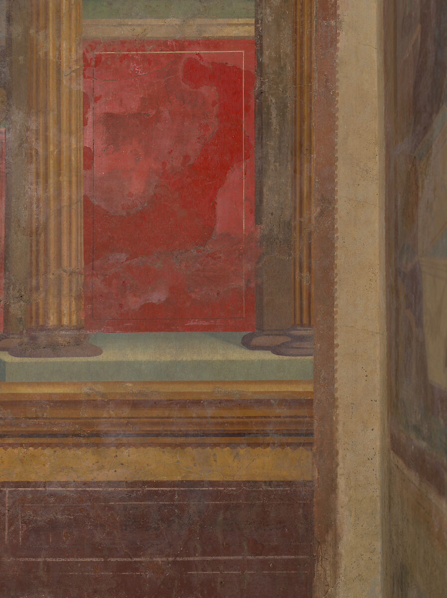 Cubiculum (bedroom) from the Villa of P. Fannius Synistor at Boscoreale, Fresco, Roman