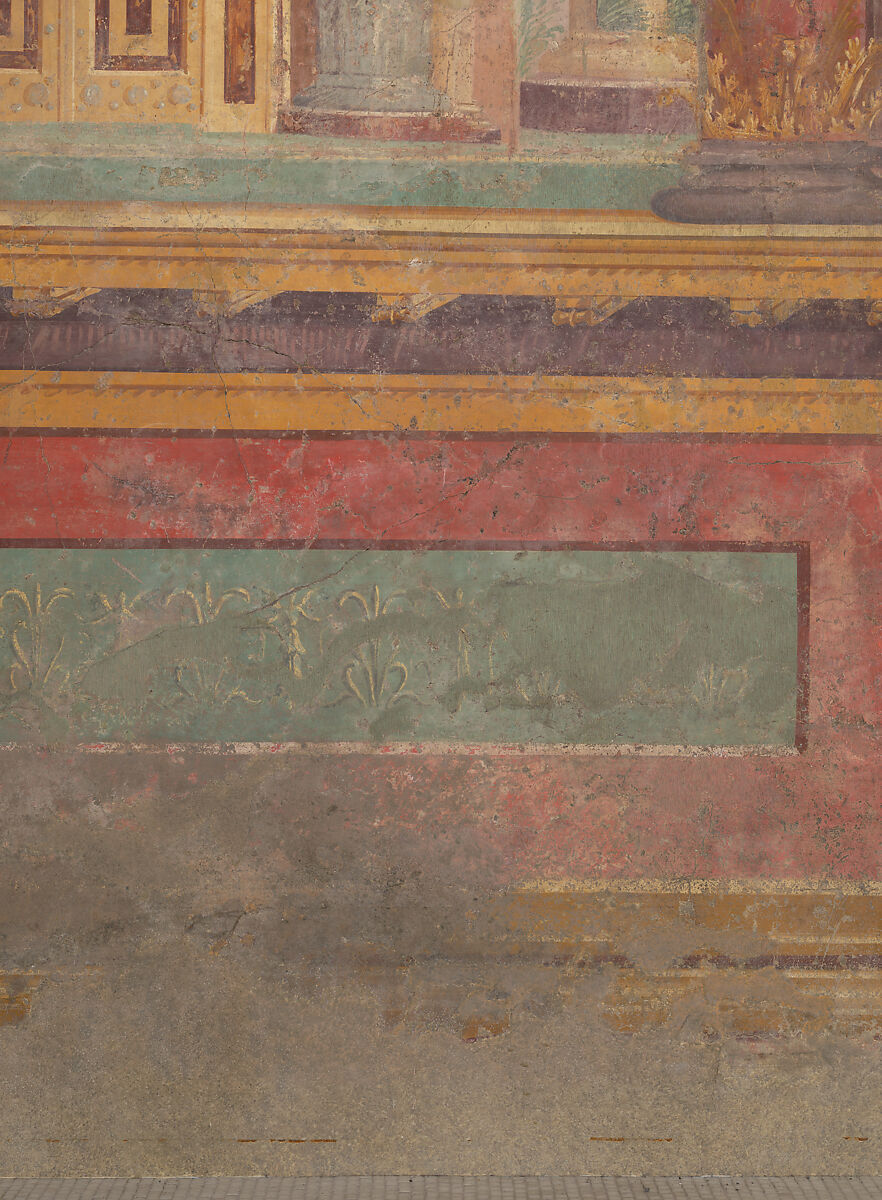 Cubiculum (bedroom) from the Villa of P. Fannius Synistor at Boscoreale, Fresco, Roman