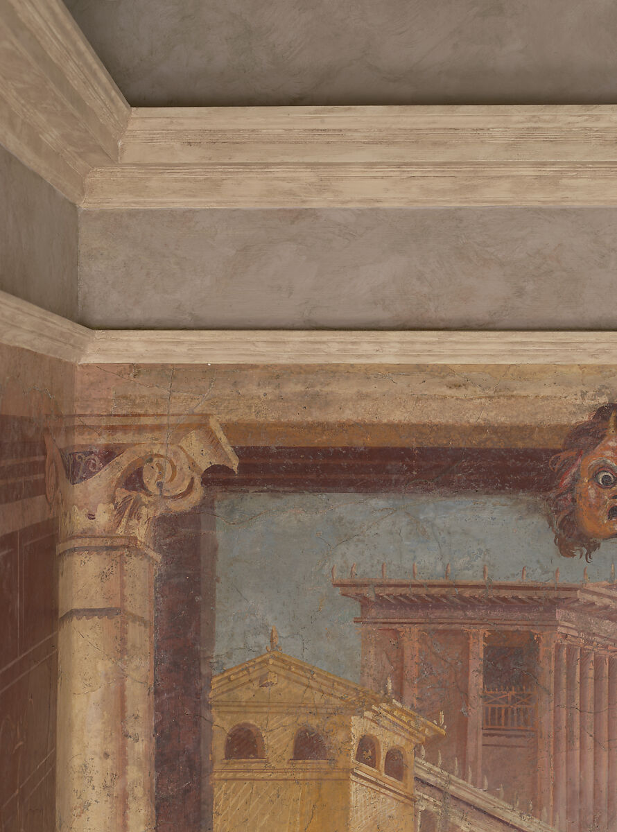 Cubiculum (bedroom) from the Villa of P. Fannius Synistor at Boscoreale, Fresco, Roman