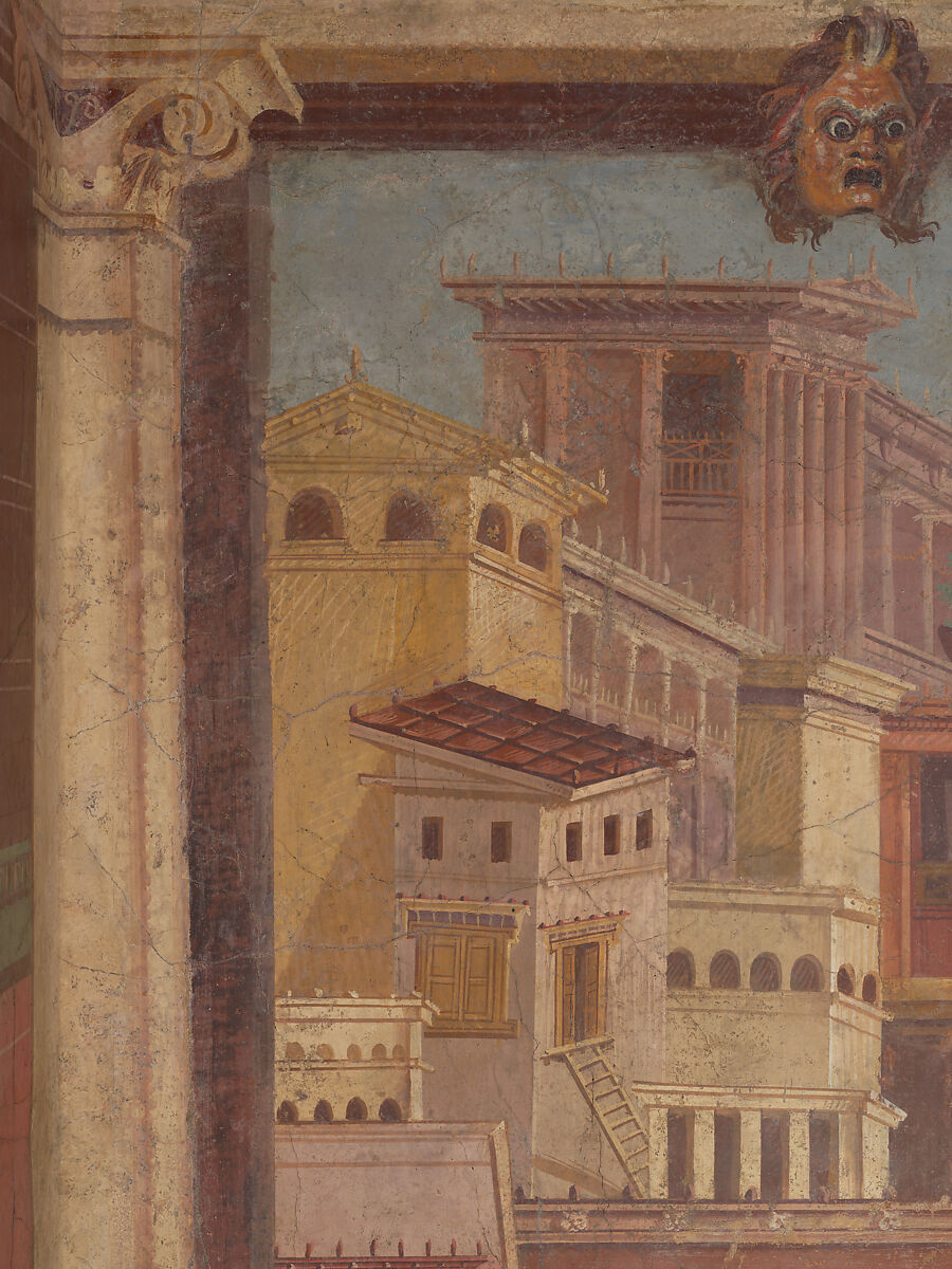 Cubiculum (bedroom) from the Villa of P. Fannius Synistor at Boscoreale, Fresco, Roman