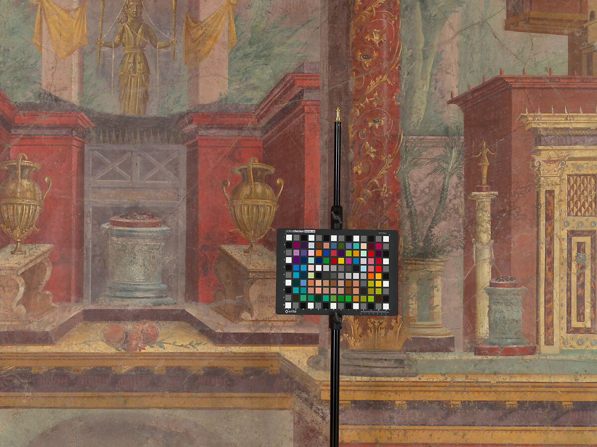 Cubiculum (bedroom) from the Villa of P. Fannius Synistor at Boscoreale, Fresco, Roman