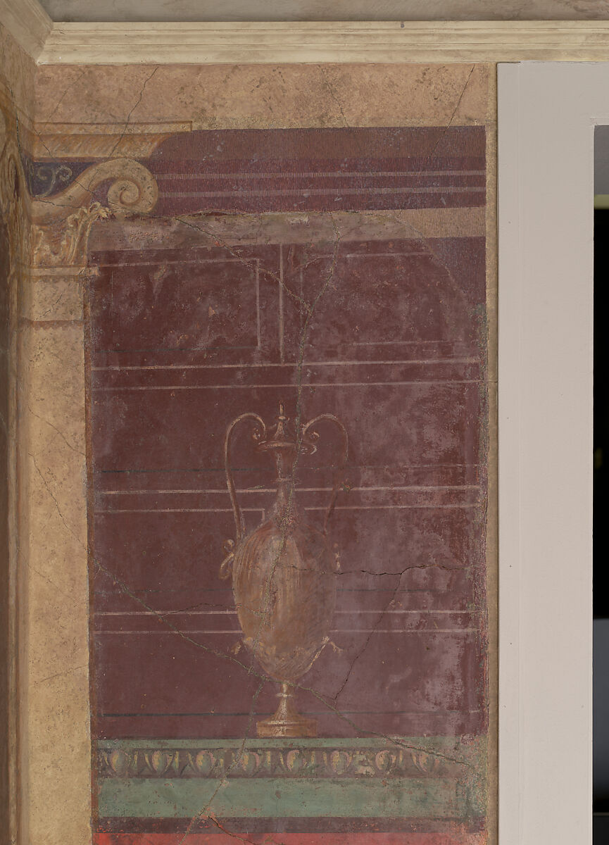 Cubiculum (bedroom) from the Villa of P. Fannius Synistor at Boscoreale, Fresco, Roman