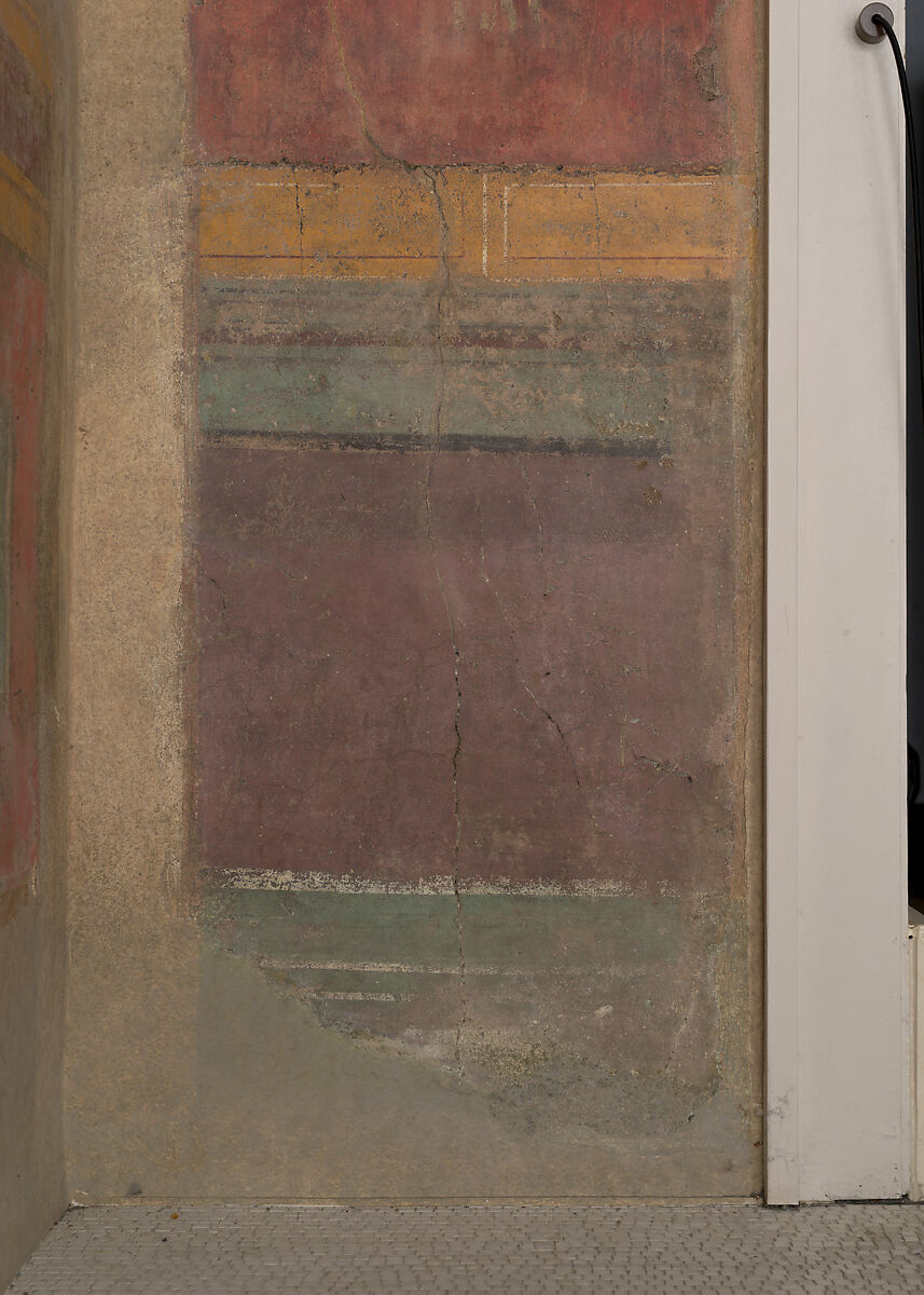 Cubiculum (bedroom) from the Villa of P. Fannius Synistor at Boscoreale, Fresco, Roman