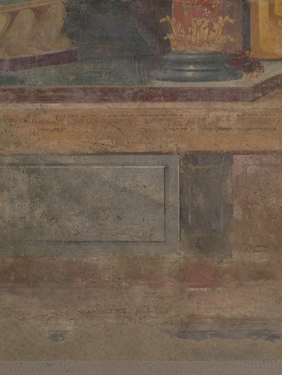 Cubiculum (bedroom) from the Villa of P. Fannius Synistor at Boscoreale, Fresco, Roman