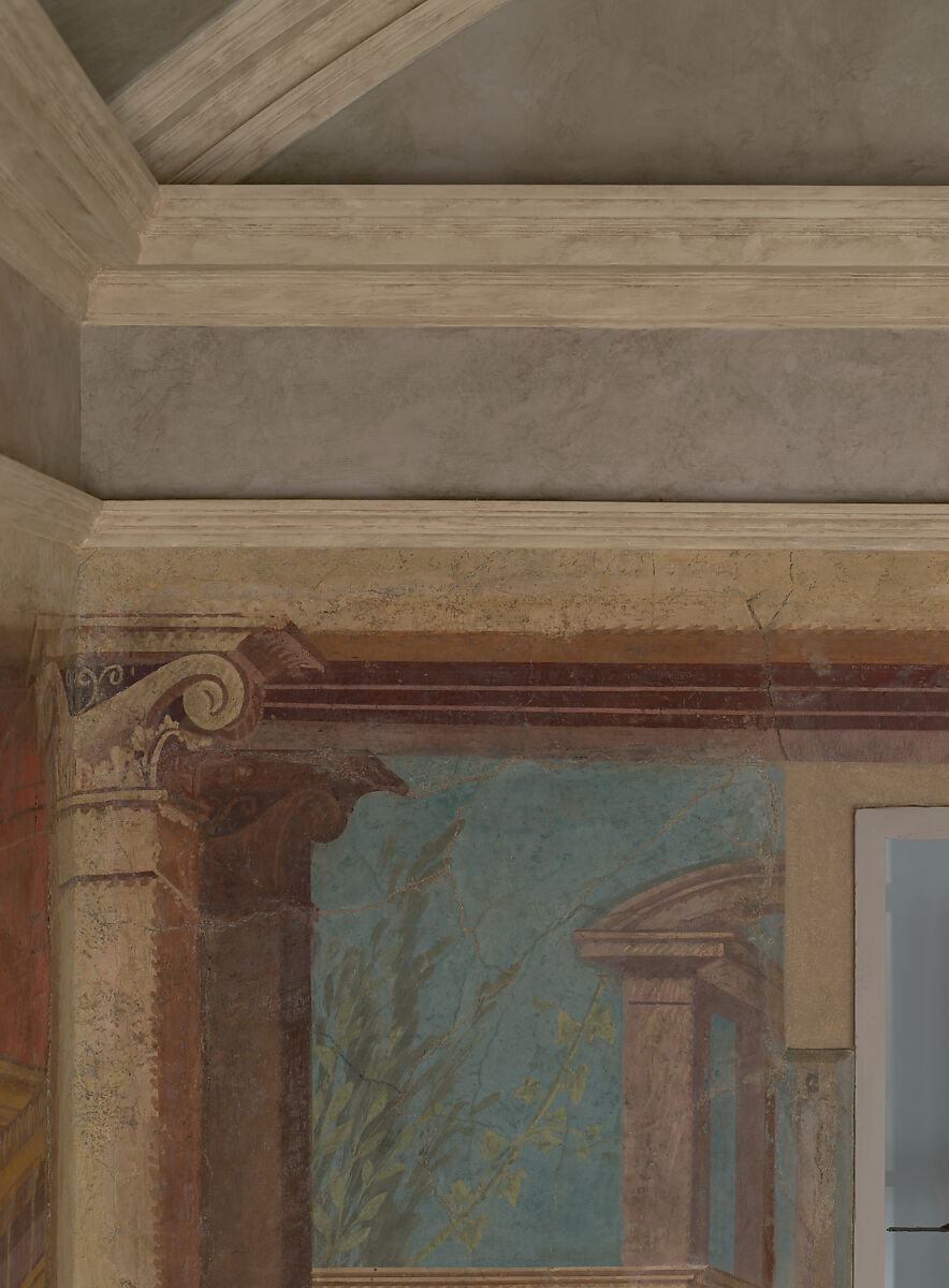 Cubiculum (bedroom) from the Villa of P. Fannius Synistor at Boscoreale, Fresco, Roman