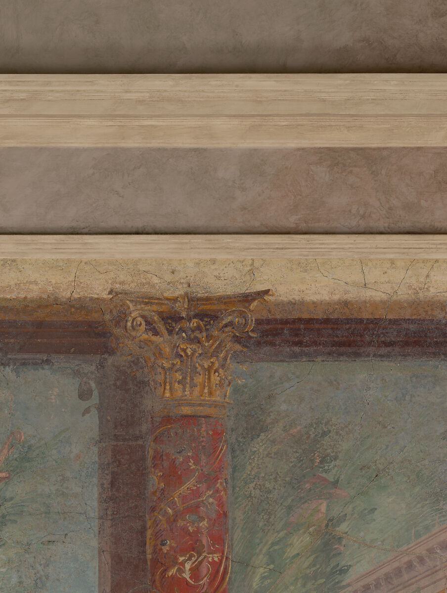 Cubiculum (bedroom) from the Villa of P. Fannius Synistor at Boscoreale, Fresco, Roman