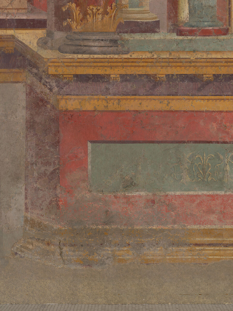 Cubiculum (bedroom) from the Villa of P. Fannius Synistor at Boscoreale, Fresco, Roman
