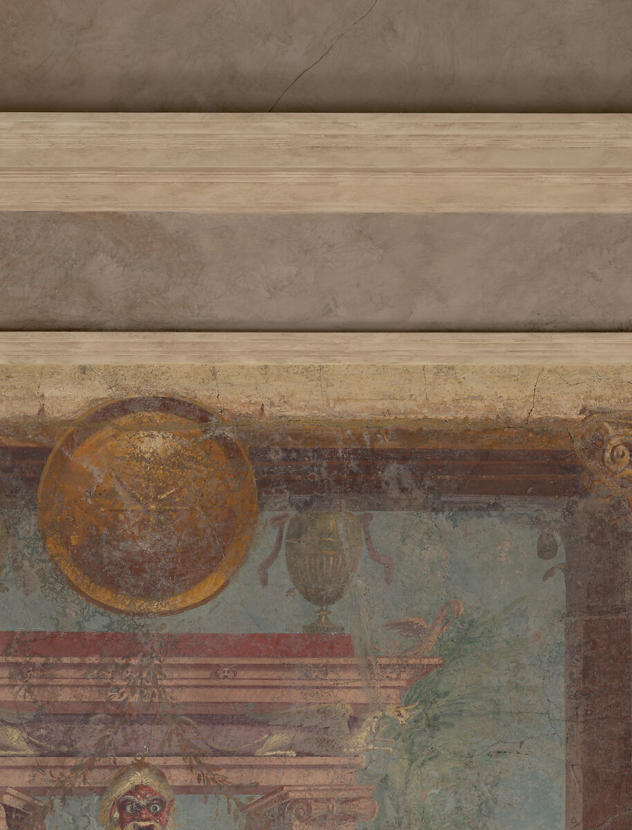 Cubiculum (bedroom) from the Villa of P. Fannius Synistor at Boscoreale, Fresco, Roman