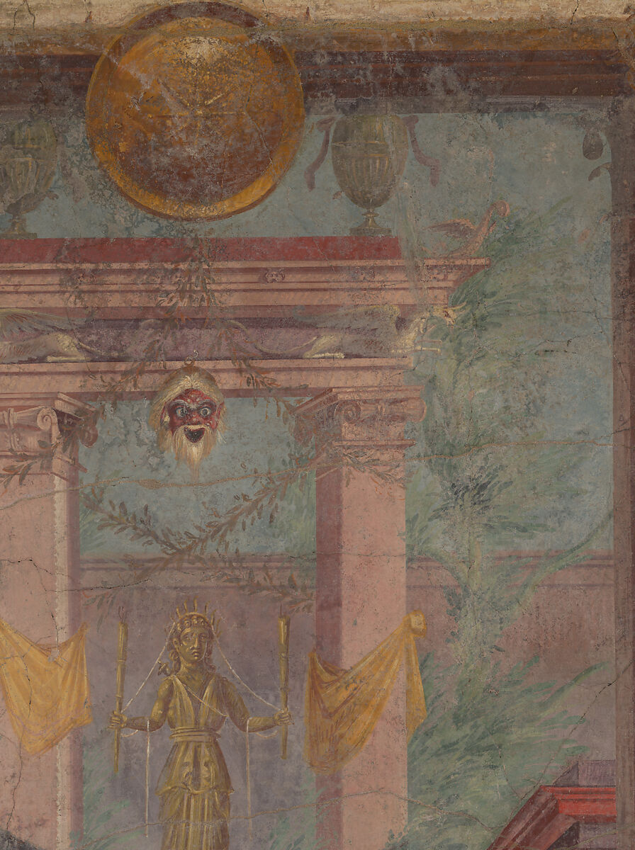 Cubiculum (bedroom) from the Villa of P. Fannius Synistor at Boscoreale, Fresco, Roman
