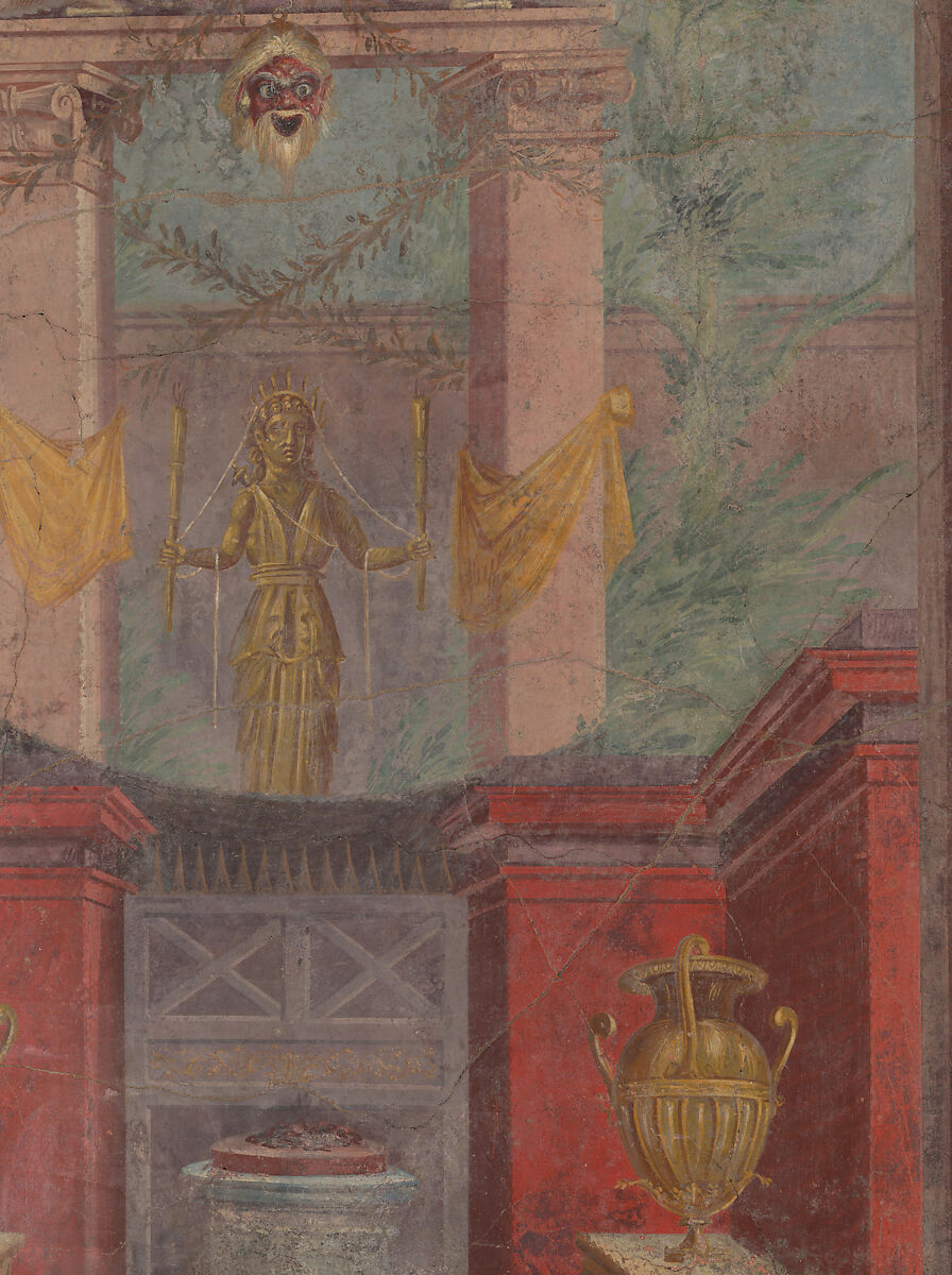 Cubiculum (bedroom) from the Villa of P. Fannius Synistor at Boscoreale, Fresco, Roman