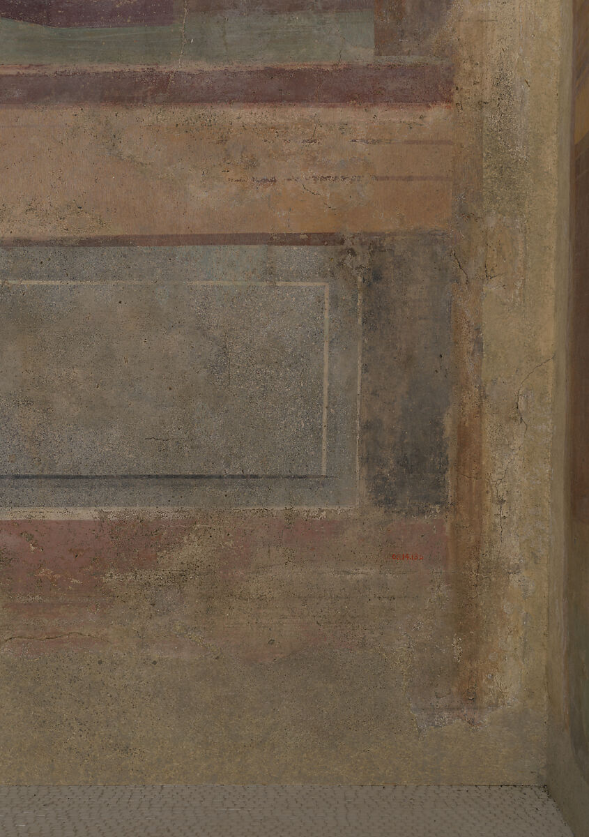 Cubiculum (bedroom) from the Villa of P. Fannius Synistor at Boscoreale, Fresco, Roman