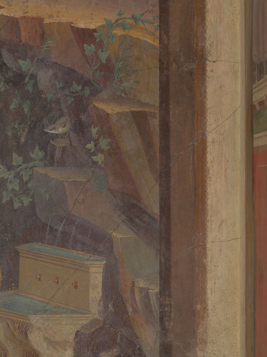 Cubiculum (bedroom) from the Villa of P. Fannius Synistor at Boscoreale, Fresco, Roman