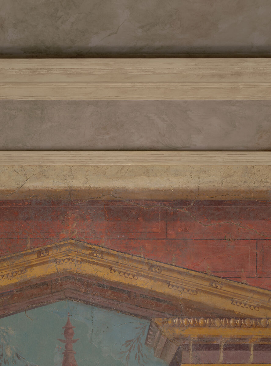 Cubiculum (bedroom) from the Villa of P. Fannius Synistor at Boscoreale, Fresco, Roman