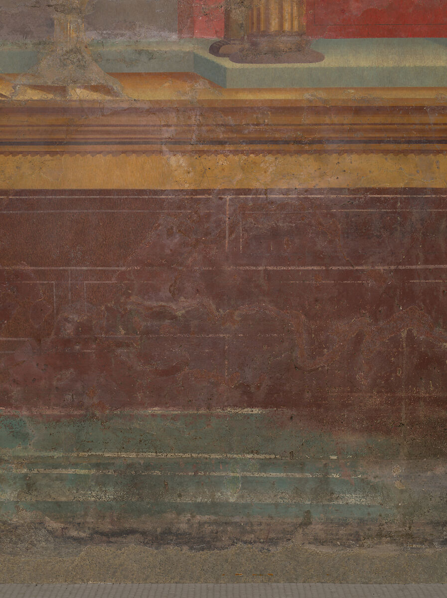Cubiculum (bedroom) from the Villa of P. Fannius Synistor at Boscoreale, Fresco, Roman