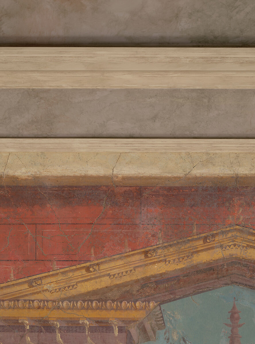 Cubiculum (bedroom) from the Villa of P. Fannius Synistor at Boscoreale, Fresco, Roman