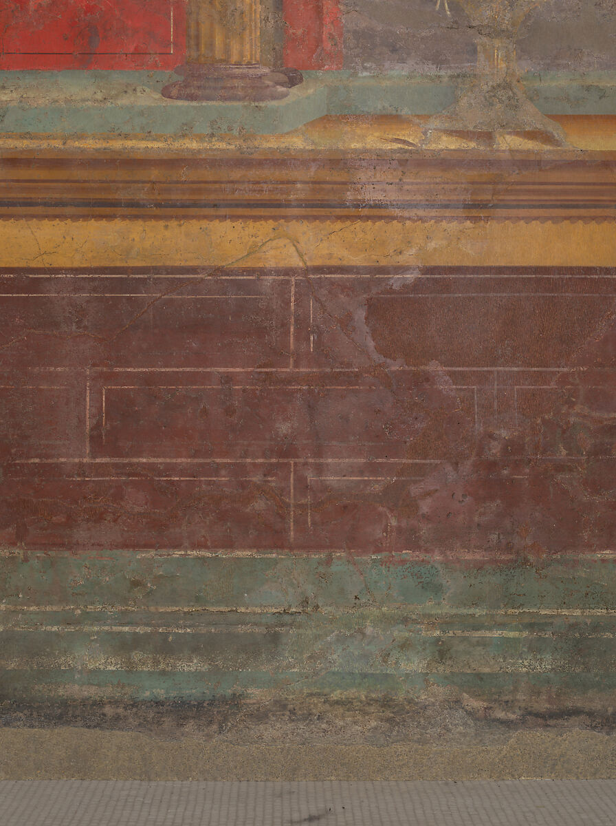 Cubiculum (bedroom) from the Villa of P. Fannius Synistor at Boscoreale, Fresco, Roman