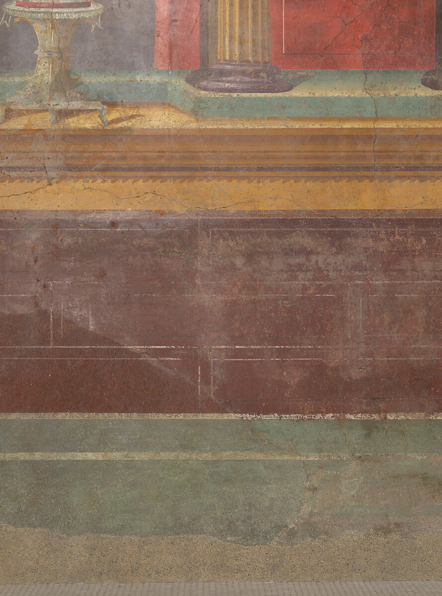 Cubiculum (bedroom) from the Villa of P. Fannius Synistor at Boscoreale, Fresco, Roman