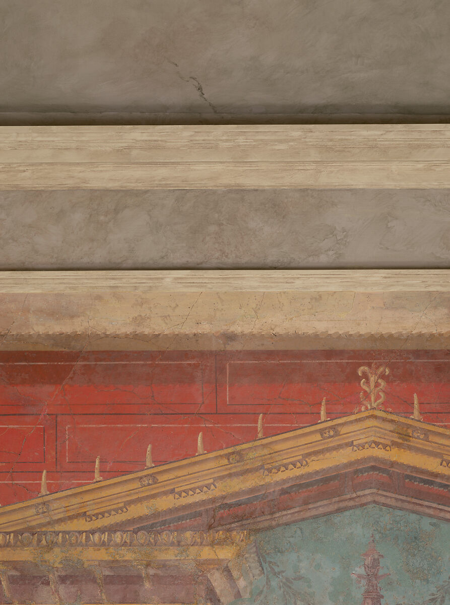 Cubiculum (bedroom) from the Villa of P. Fannius Synistor at Boscoreale, Fresco, Roman