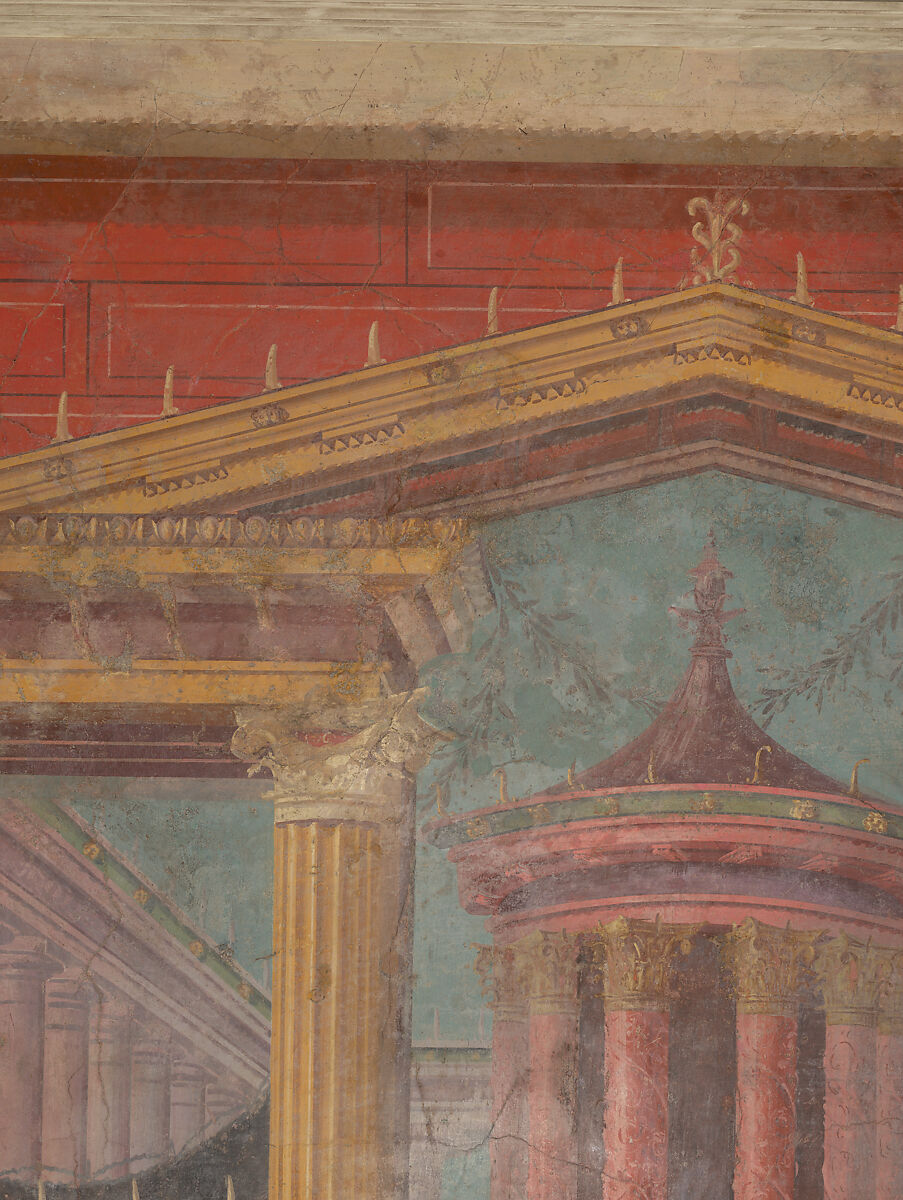 Cubiculum (bedroom) from the Villa of P. Fannius Synistor at Boscoreale, Fresco, Roman