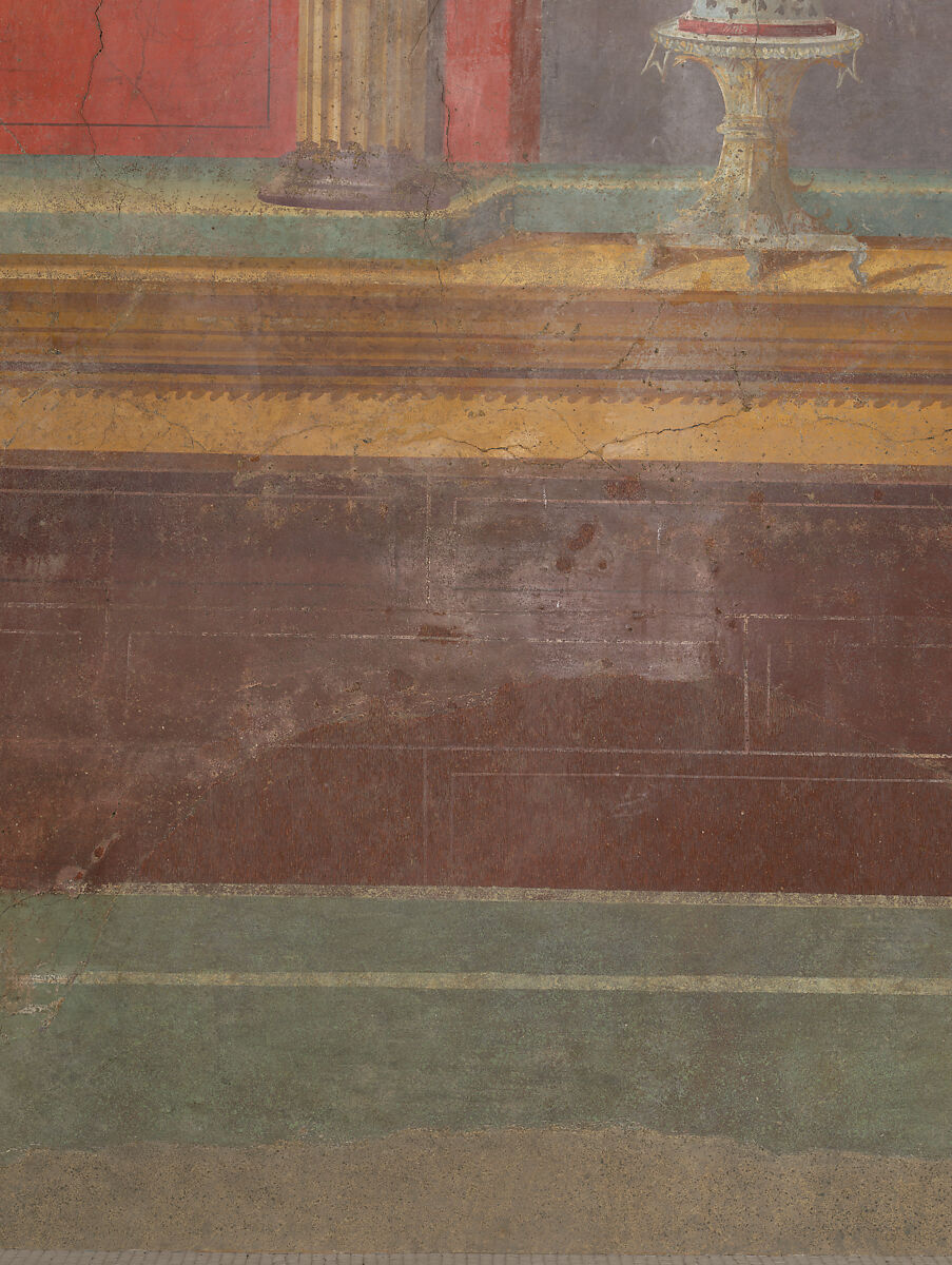 Cubiculum (bedroom) from the Villa of P. Fannius Synistor at Boscoreale, Fresco, Roman