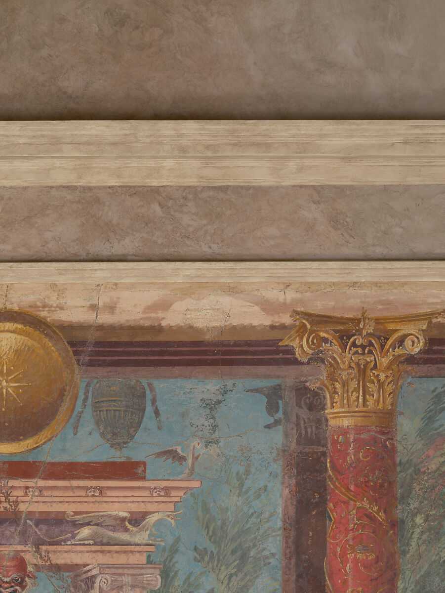 Cubiculum (bedroom) from the Villa of P. Fannius Synistor at Boscoreale, Fresco, Roman