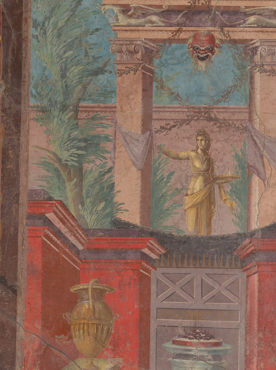 Cubiculum (bedroom) from the Villa of P. Fannius Synistor at Boscoreale, Fresco, Roman