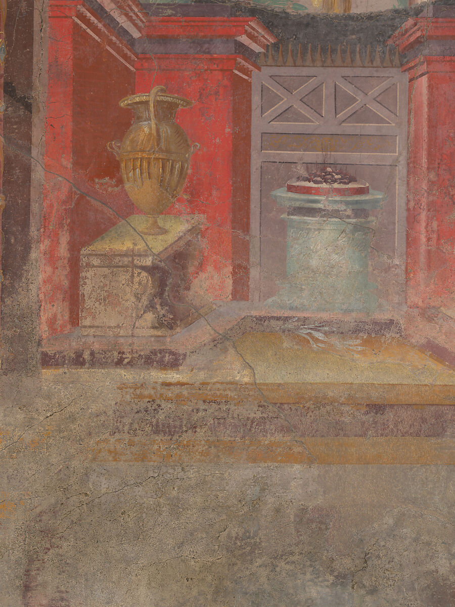 Cubiculum (bedroom) from the Villa of P. Fannius Synistor at Boscoreale, Fresco, Roman