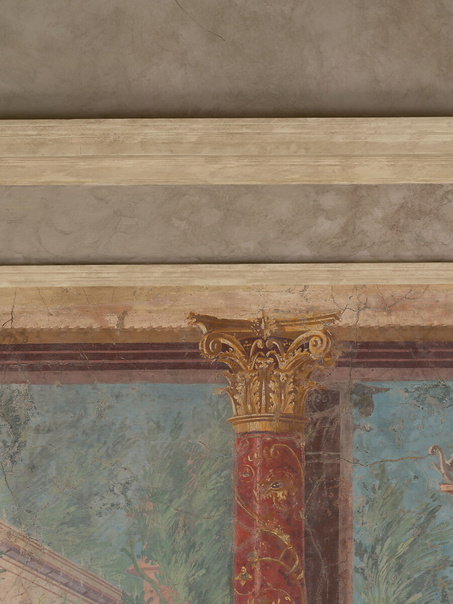 Cubiculum (bedroom) from the Villa of P. Fannius Synistor at Boscoreale, Fresco, Roman