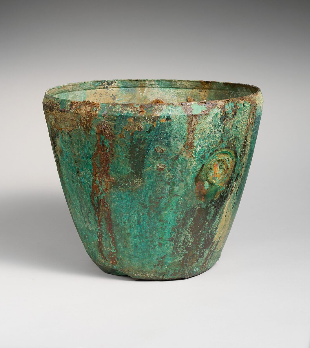 Bronze situla (bucket), Bronze, Etruscan 