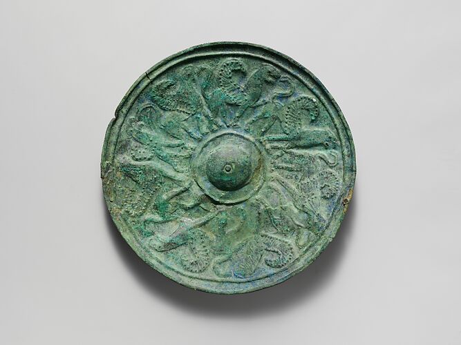 Bronze mitra (belly guard), Greek, Cretan, Archaic