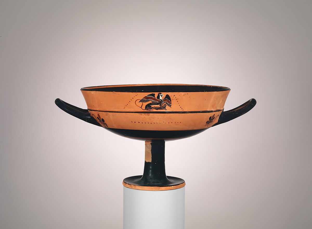 Terracotta Little Master cup, Terracotta, Greek, Attic, black-figure, 