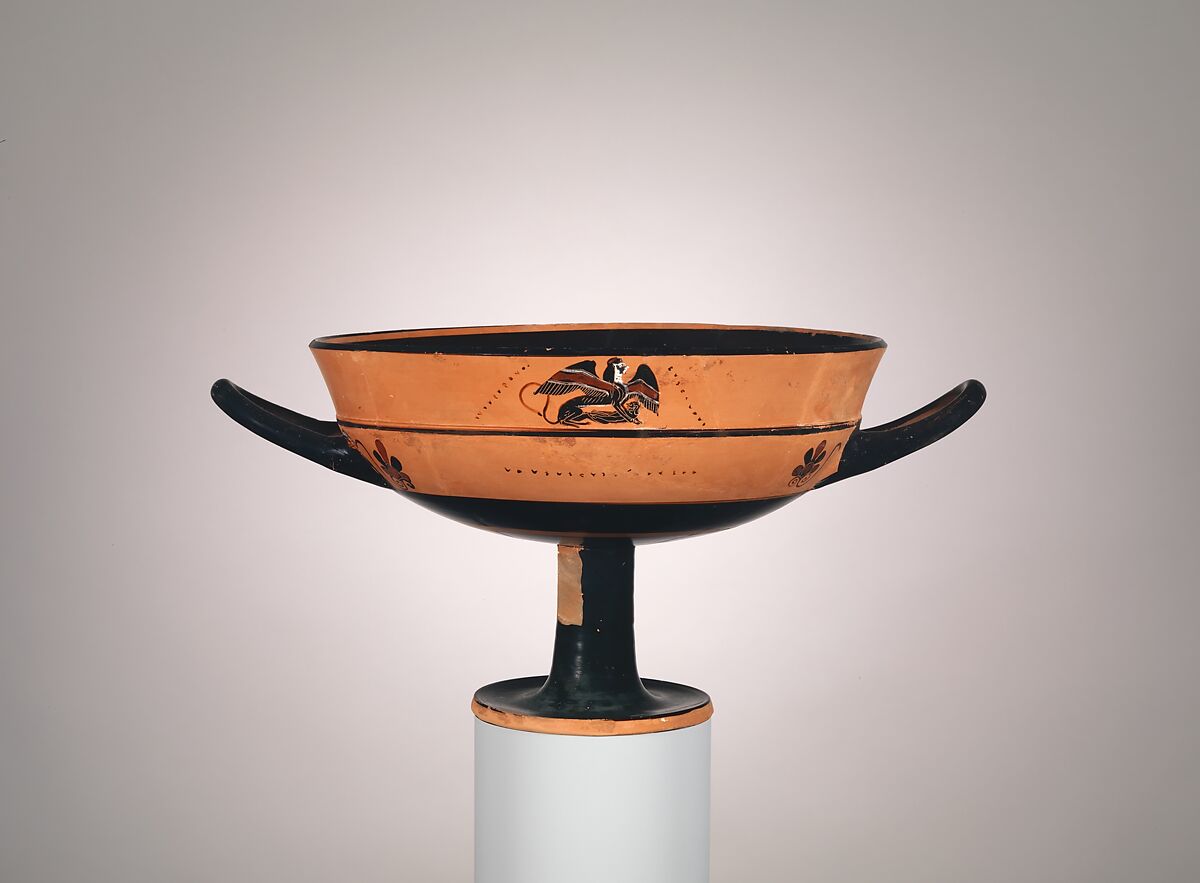 Terracotta Little Master cup, Terracotta, Greek, Attic, black-figure