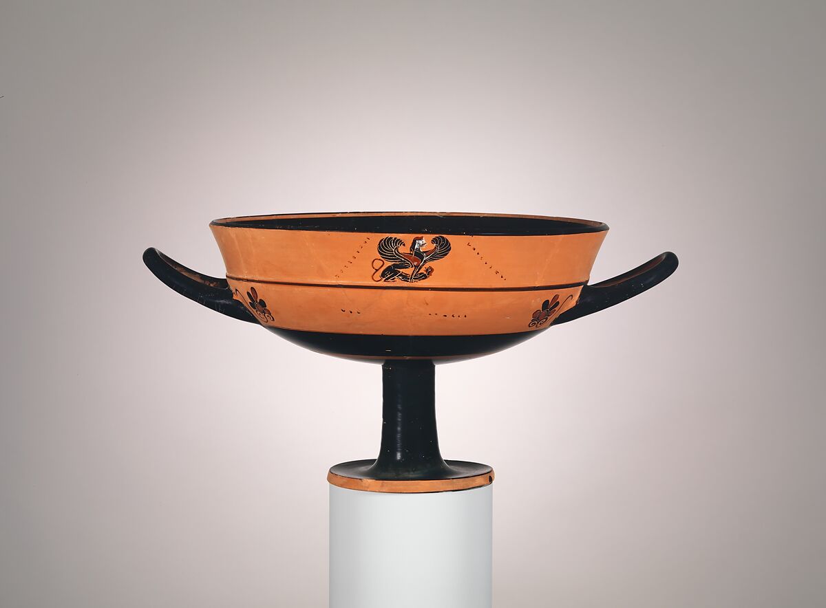 Terracotta Little Master cup, Terracotta, Greek, Attic, black-figure,