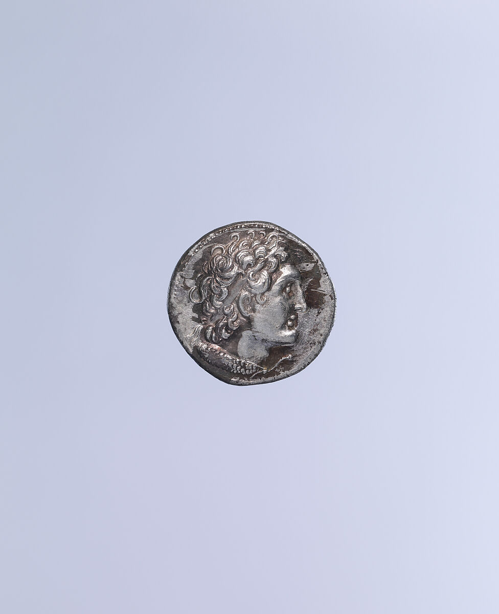 Silver tetradrachm of Ptolemy VIII Euergetes, Silver, Ptolemaic 