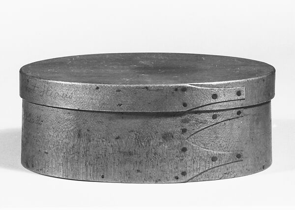 Oval Box, United Society of Believers in Christ’s Second Appearing (“Shakers”) (American, active ca. 1750–present), Wood; Maple, pine, American, Shaker 